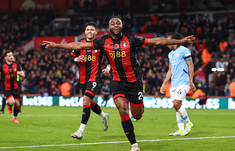 Kết quả bóng đá Bournemouth vs Man City: Thảm họa phòng ngự, ê chề ĐKVĐ - Ảnh 1