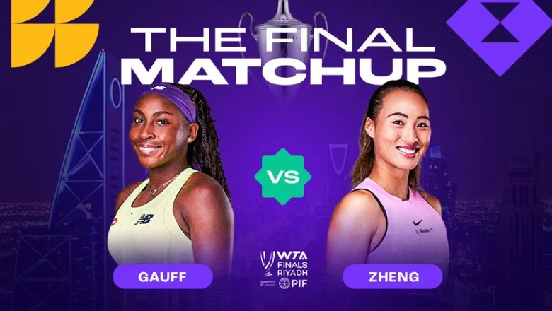 Tay vợt Trung Quốc Zheng Qinwen đấu Gauff ở chung kết WTA Finals 2024 - Ảnh 1