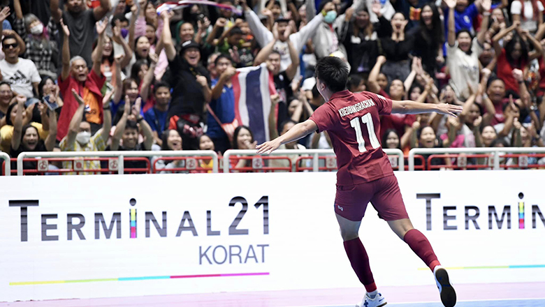 Thái Lan vùi dập Australia, gỡ gạc danh dự bằng HCĐ giải futsal Đông Nam Á 2024 - Ảnh 1