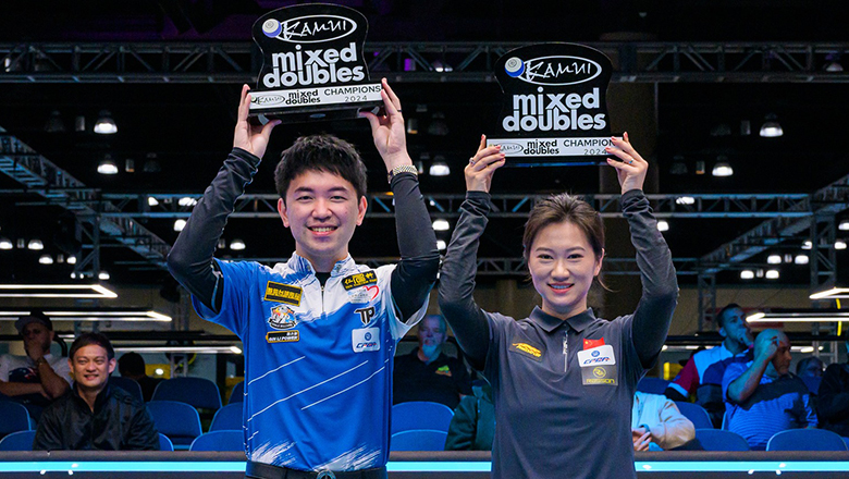 Kamui Mixed Doubles 2024: Áp đảo ở chung kết, Wu Kun Lin - Han Yu giành chức vô địch - Ảnh 1