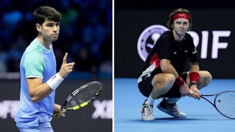 Lịch thi đấu tennis hôm nay 13/11: Vòng bảng ATP Finals - Alcaraz đấu Rublev - Ảnh 1