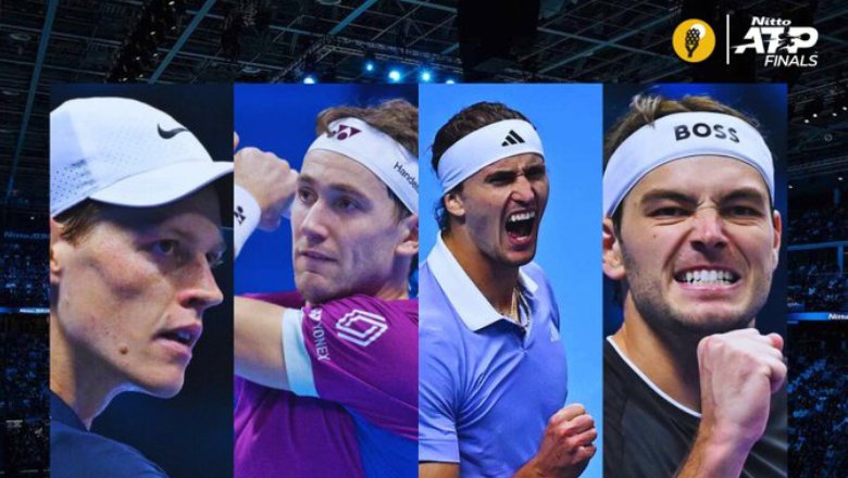 Lịch thi đấu tennis bán kết ATP Finals 2024: Zverev gặp Fritz, Ruud đấu Sinner - Ảnh 1