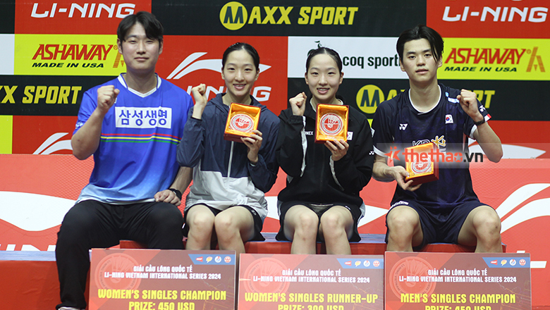 3 tay vợt Hàn Quốc dự Li-Ning Vietnam International Series đều tiến vào chung kết - Ảnh 1