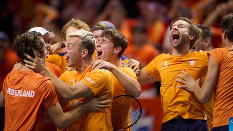 ĐT quần vợt Hà Lan giành vé đầu tiên vào chung kết Davis Cup 2024 - Ảnh 2