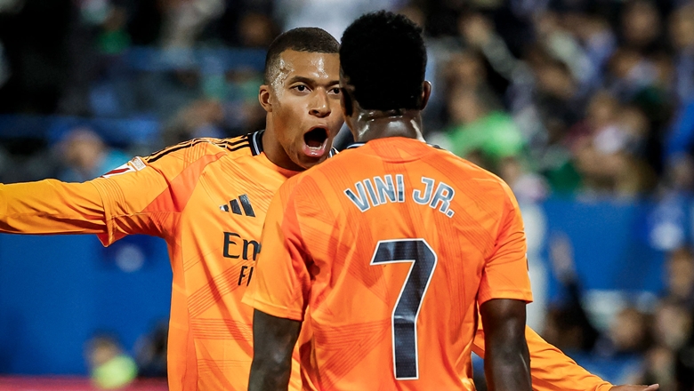 Kylian Mbappe ghi bàn, Real Madrid áp sát ngôi đầu của Barca - Ảnh 1