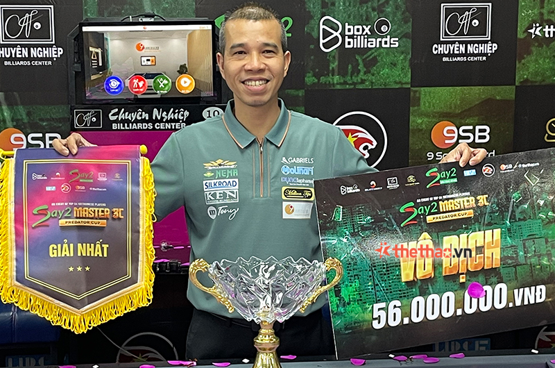 Say2 Master 3C - Predator Cup: Áp đảo Nguyễn Văn Tài, Trần Quyết Chiến lên ngôi vô địch - Ảnh 2