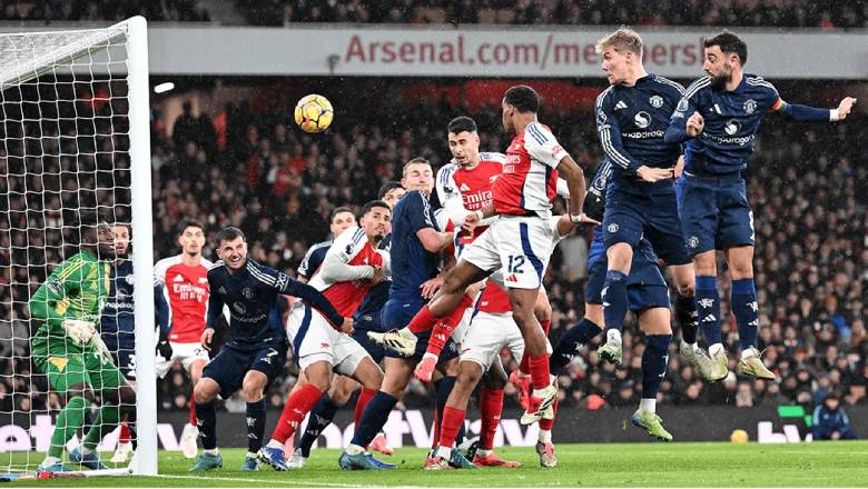 'Tuyệt kỹ' đánh đầu của Arsenal khiến MU ám ảnh - Ảnh 1