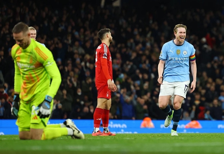 De Bruyne tái xuất, Man City giải cơn khát thắng - Ảnh 2