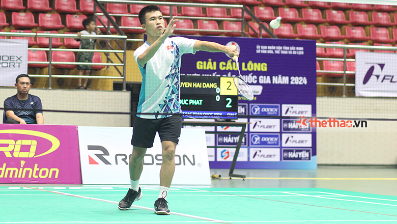 Hải Đăng thua tay vợt Ấn Độ tại vòng 1 giải cầu lông Odisha Masters 2024 - Ảnh 1