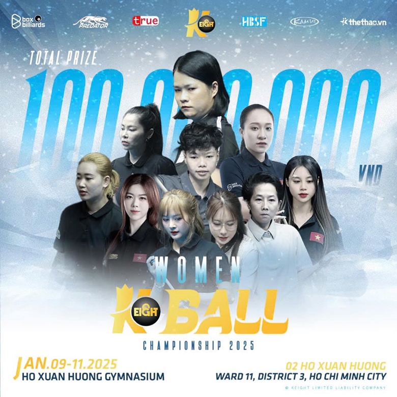 Women K-Eight Ball Championship 2025 đưa Pool 8 bi nữ Việt Nam trở lại sau 13 năm - Ảnh 1