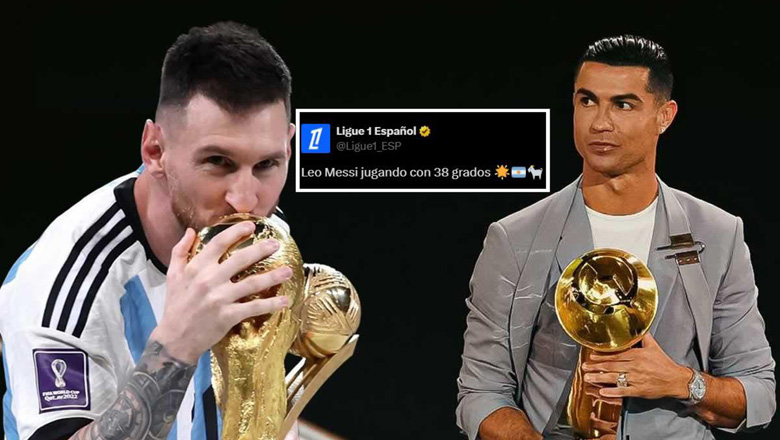 Ligue 1 ‘mượn’ Messi đáp trả những lời dè bỉu từ Ronaldo - Ảnh 1