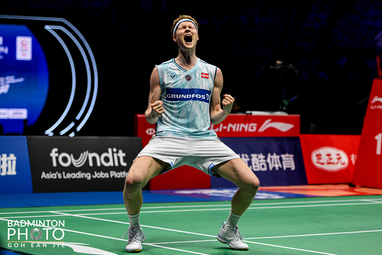 Anders Antonsen vô địch giải cầu lông do Lin Dan tổ chức - Ảnh 1