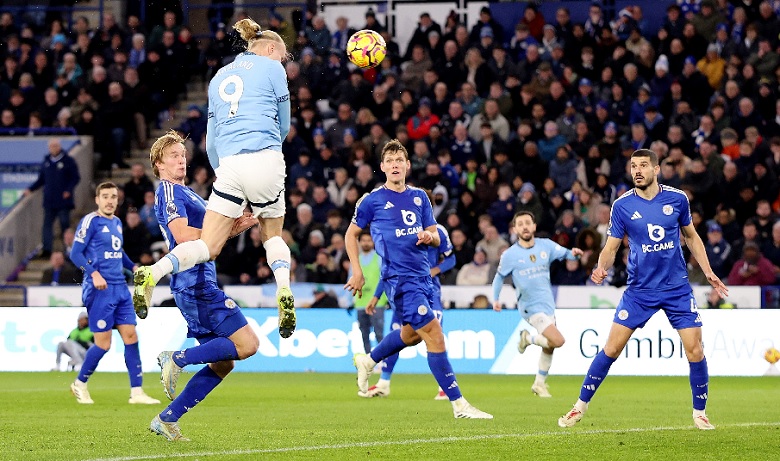 Đả bại Leicester, Man City tạm thời vượt qua khủng hoảng - Ảnh 1