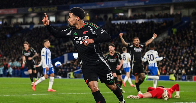 Kết quả bóng đá Brighton vs Arsenal: Hụt hơi vì quả penalty tranh cãi - Ảnh 1