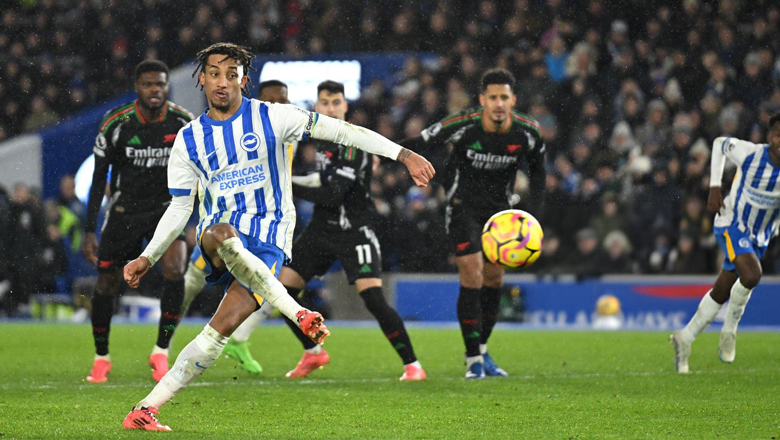 Kết quả bóng đá Brighton vs Arsenal: Hụt hơi vì quả penalty tranh cãi - Ảnh 2