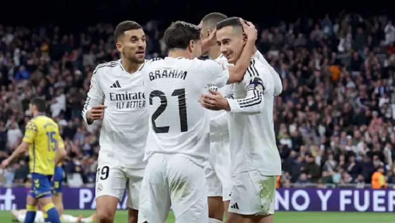 Real Madrid chiếm ngôi đầu La Liga sau màn vùi dập Las Palmas - Ảnh 2