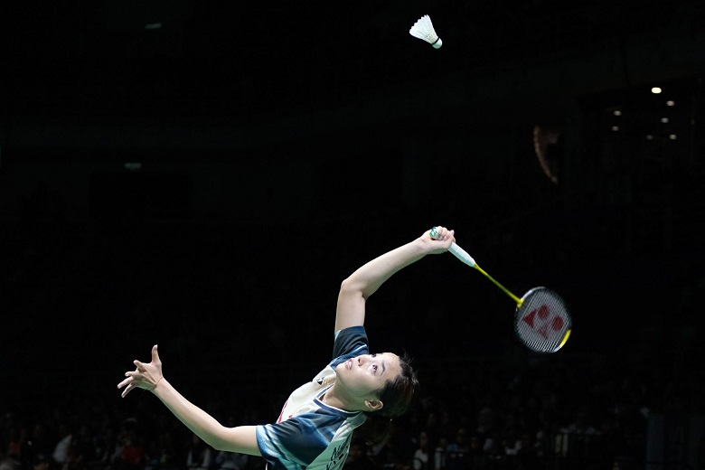 Nguyễn Thùy Linh gây sốc, đánh bại Sindhu ở vòng 1 Indonesia Masters 2025 - Ảnh 2