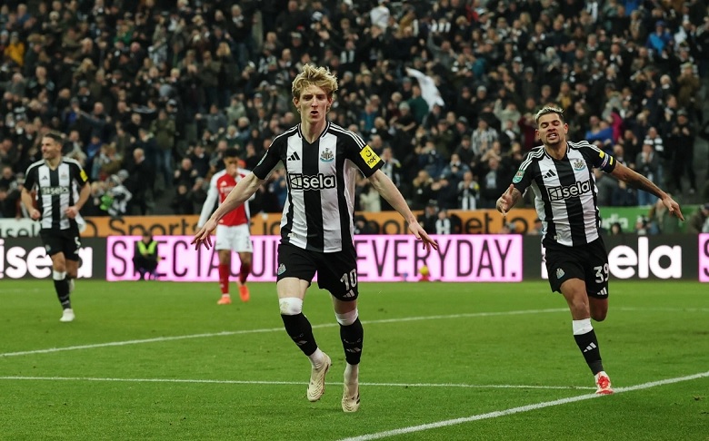 Thua đau Newcastle, Arsenal dừng bước ở cúp Liên đoàn Anh - Ảnh 1