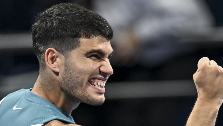 Alcaraz khởi đầu suôn sẻ tại Doha Open 2025, Dimitrov bị loại - Ảnh 1