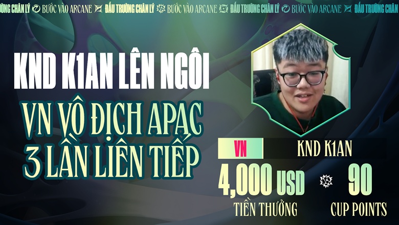 Đấu Trường Chân Lý Esports Mùa 13: Các VĐV Thể Thao Điện Tử Việt Nam tiếp tục đăng quang giải Vô Địch châu Á - Thái Bình Dương - Ảnh 1