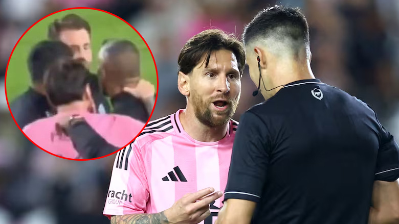 Messi đối diện án kỷ luật nặng vì bóp cổ HLV đối thủ - Ảnh 1