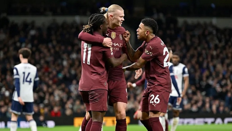 Haaland 'nổ súng' trong ngày tái xuất, Man City nhọc nhằn hạ Tottenham - Ảnh 2