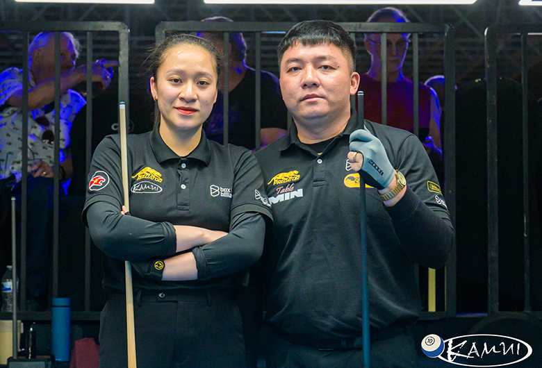 Nguyễn Hoàng Minh Tài - Dương Yến Vi dừng bước ở Kamui Mixed Doubles 2025 - Ảnh 1