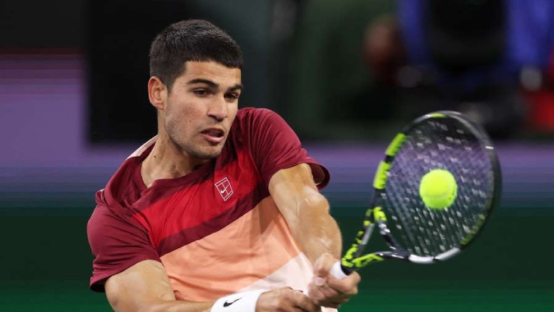 Địa chấn ở bán kết Indian Wells Masters: Alcaraz và Medvedev cùng bị loại - Ảnh 1