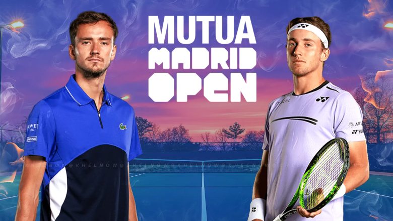 Lịch thi đấu tennis ngày 1/5:Tứ kết Madrid Open: Medvedev đấu Ruud - Ảnh 1
