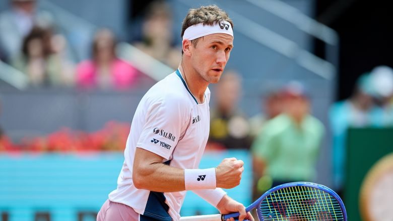 Ruud lần đầu đánh bại Medvedev, vào bán kết Madrid Open - Ảnh 2