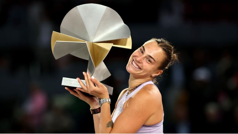 Sabalenka đánh bại Gauff, lần thứ ba vô địch Madrid Open - Ảnh 2