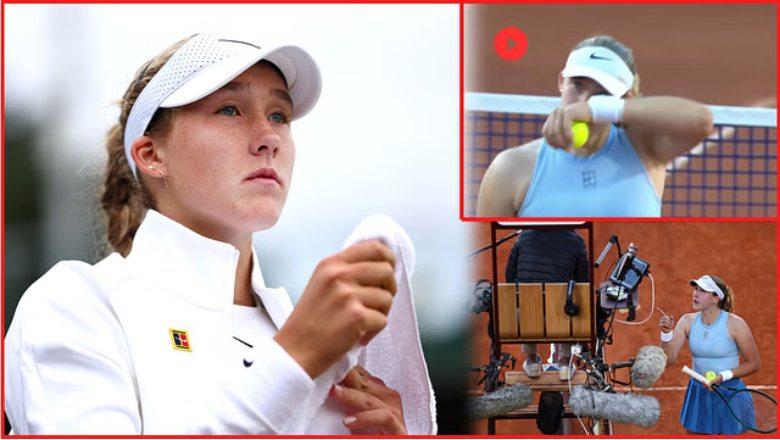 Nữ thần đồng Andreeva bật khóc tại Rome Masters vì tranh cãi với trọng tài - Ảnh 1
