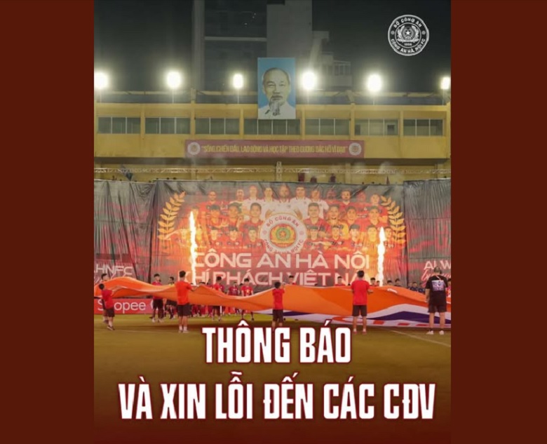 CAHN lên tiếng xin lỗi sau sự cố đóng cửa sân sớm khiến CĐV bức xúc - Ảnh 1