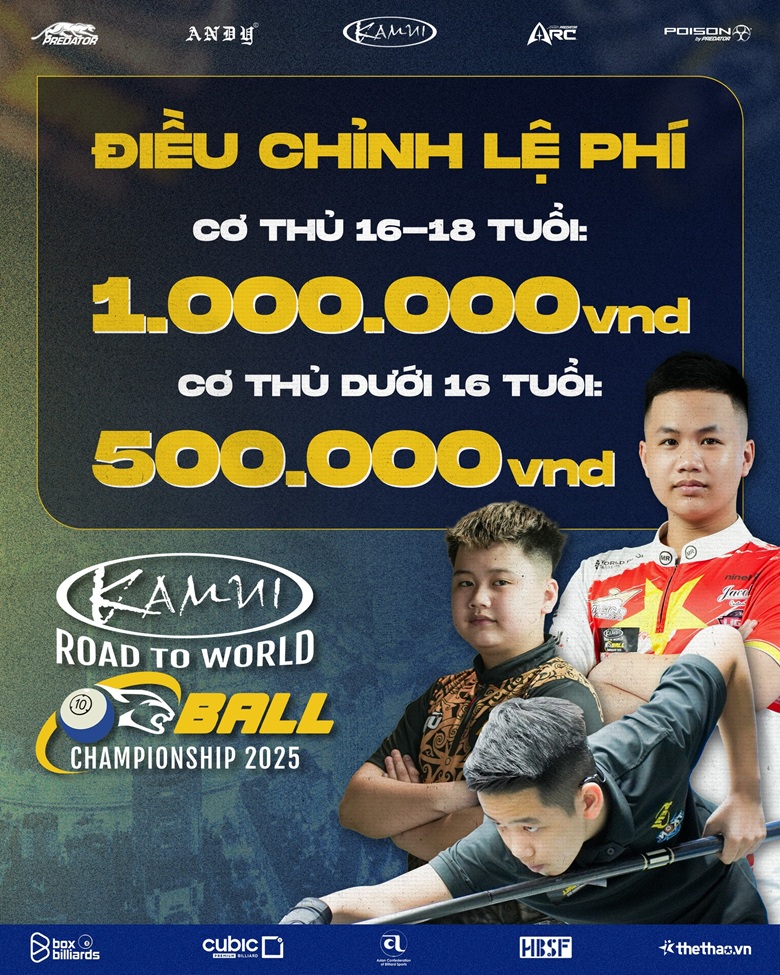 Kamui Road to World 10-ball Championship 2025 tạo điều kiện cho dàn 'sao mai' U18 - Ảnh 1