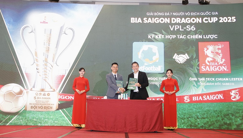 Giải bóng đá 7 người Vô địch Quốc gia Bia Saigon Dragon Cup 2025 quy mô lớn nhất lịch sử  - Ảnh 1