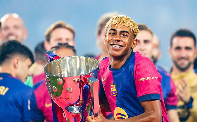Barca thua ngay trên sân nhà trong ngày nâng cúp vô địch La Liga - Ảnh 2