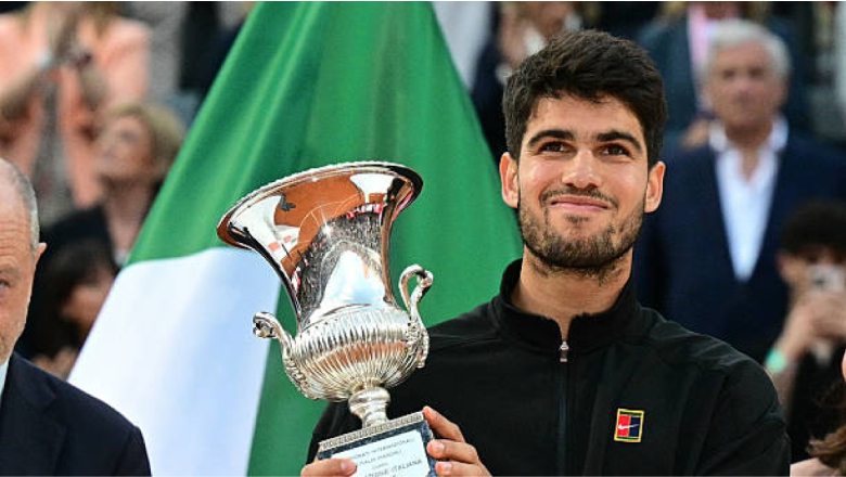 Kết quả tennis ngày 19/5: Alcaraz vô địch nội dung đơn nữ Rome Masters - Ảnh 1
