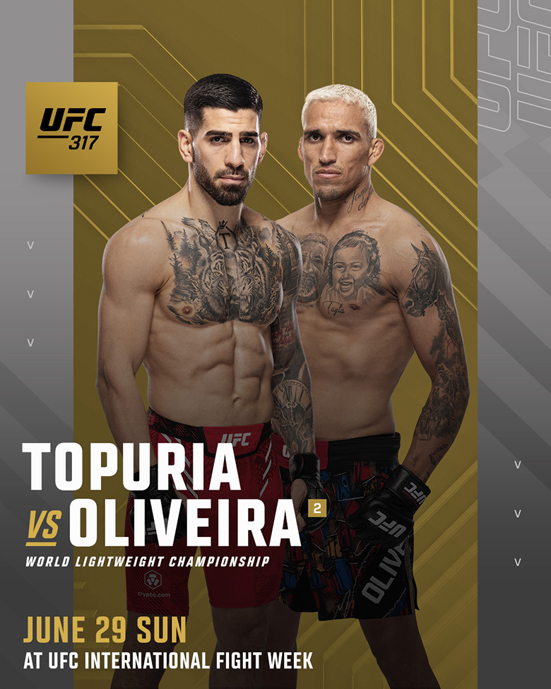 Ilia Topuria tranh đai với Charles Oliveira tại UFC 317 - Ảnh 2
