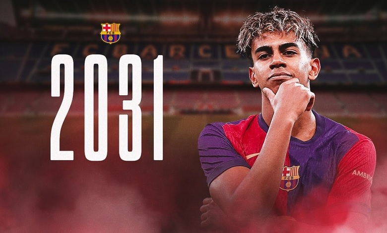 Barcelona trói chân thành công Yamal tới năm 2031 - Ảnh 1