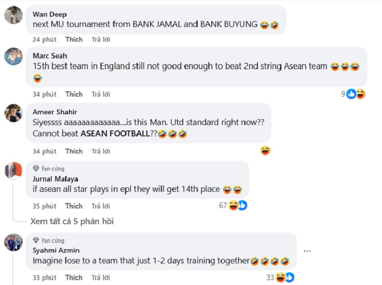 CĐV Đông Nam Á: 'ASEAN All Stars sẽ xếp trên MU nếu đá ở Ngoại hạng Anh' - Ảnh 2