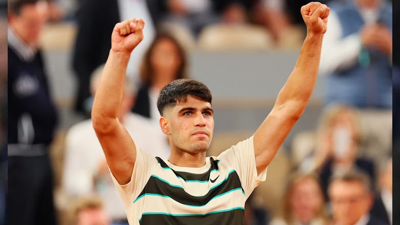 Alcaraz giành vé vào vòng 3 Roland Garros, Ruud thua ngược sau 5 set - Ảnh 1