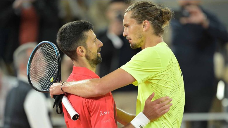 Ngược dòng hạ Zverev, Djokovic lập kỷ lục 51 lần vào bán kết Grand Slam - Ảnh 1