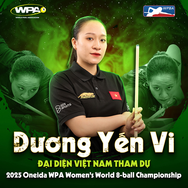 Dương Yến Vi đại diện Việt Nam dự giải Vô địch thế giới 8 bi nữ đầu tiên trong lịch sử - Ảnh 1