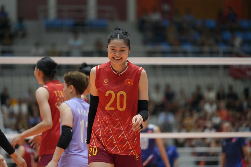 Tuyển bóng chuyền nữ Việt Nam thắng dễ đối thủ mạnh, chắc suất nhất bảng ở AVC Nations Cup 2025 - Ảnh 1