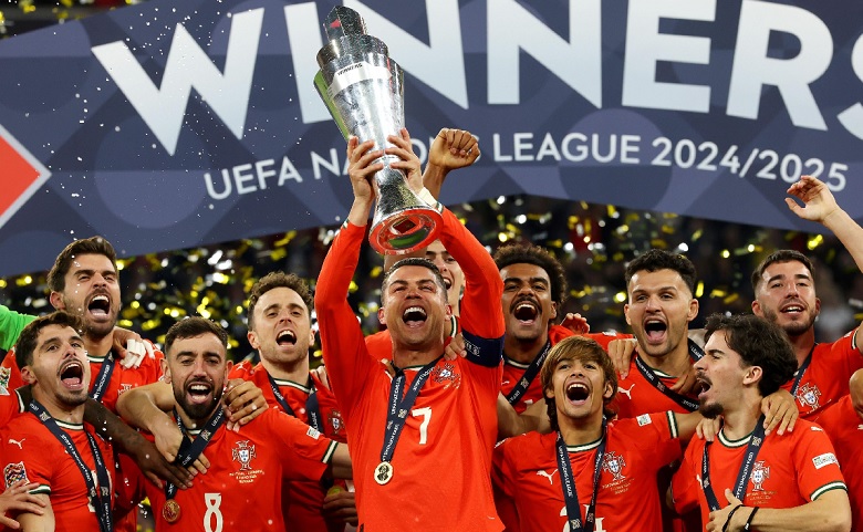 Đánh bại Tây Ban Nha trên chấm luân lưu, Bồ Đào Nha vô địch Nations League 2024/25 - Ảnh 2
