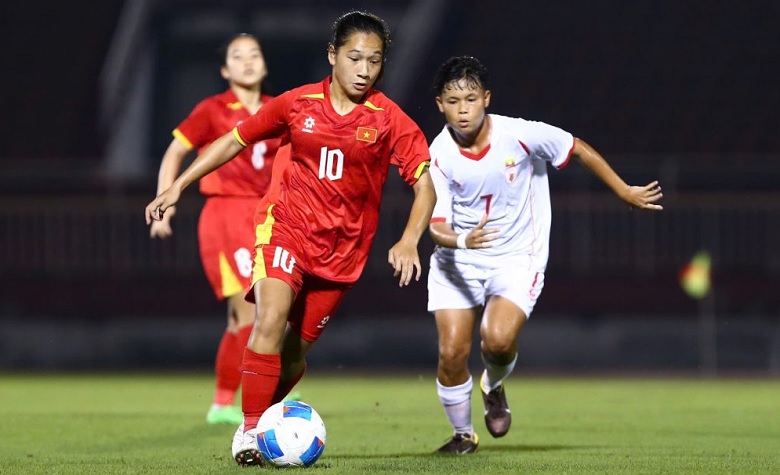 U19 nữ Việt Nam thắng thuyết phục Myanmar ngày ra quân giải Đông Nam Á 2025 - Ảnh 3