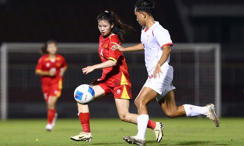 U19 nữ Việt Nam thắng thuyết phục Myanmar ngày ra quân giải Đông Nam Á 2025 - Ảnh 4