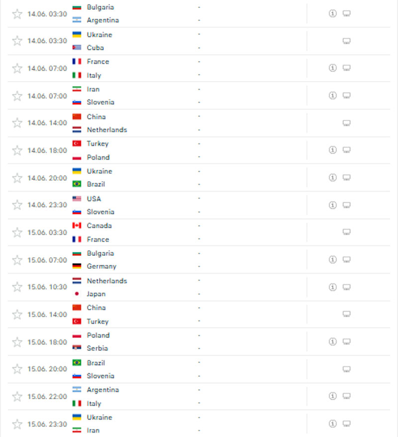 Lịch thi đấu bóng chuyền nam Volleyball Nations League 2025 mới nhất - Ảnh 3