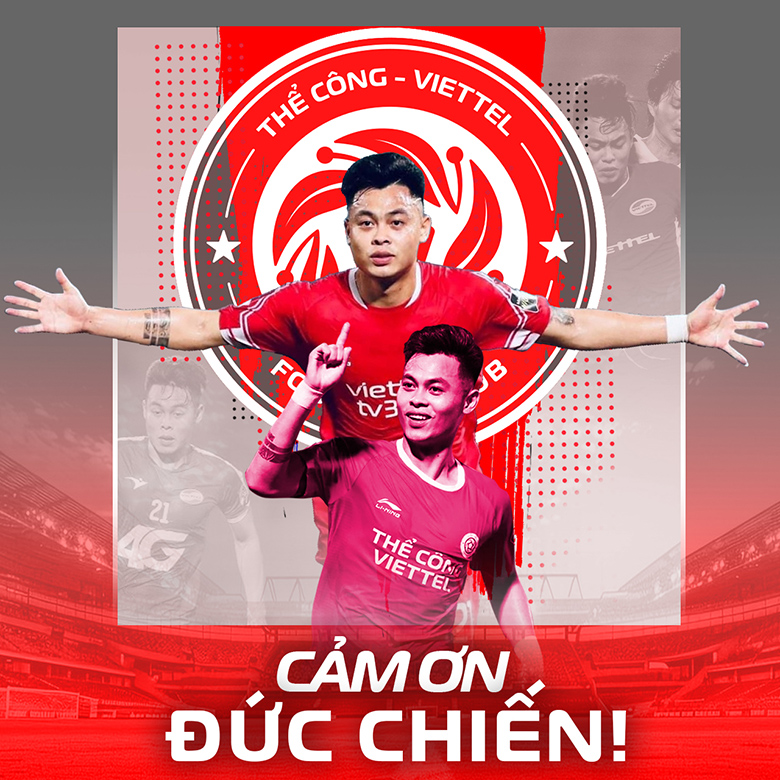 Thể Công Viettel chính thức chia tay Đức Chiến - Ảnh 1