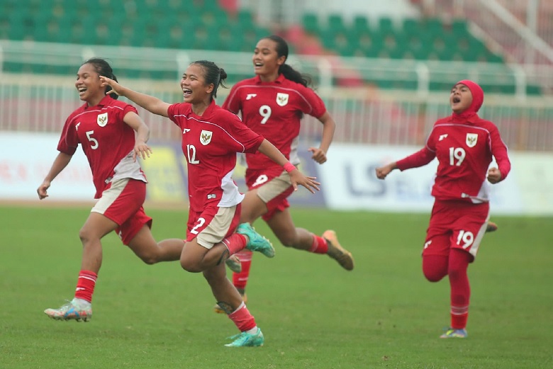 Indonesia đánh bại Myanmar trên chấm luân lưu, đứng hạng 3 giải U19 nữ Đông Nam Á - Ảnh 2